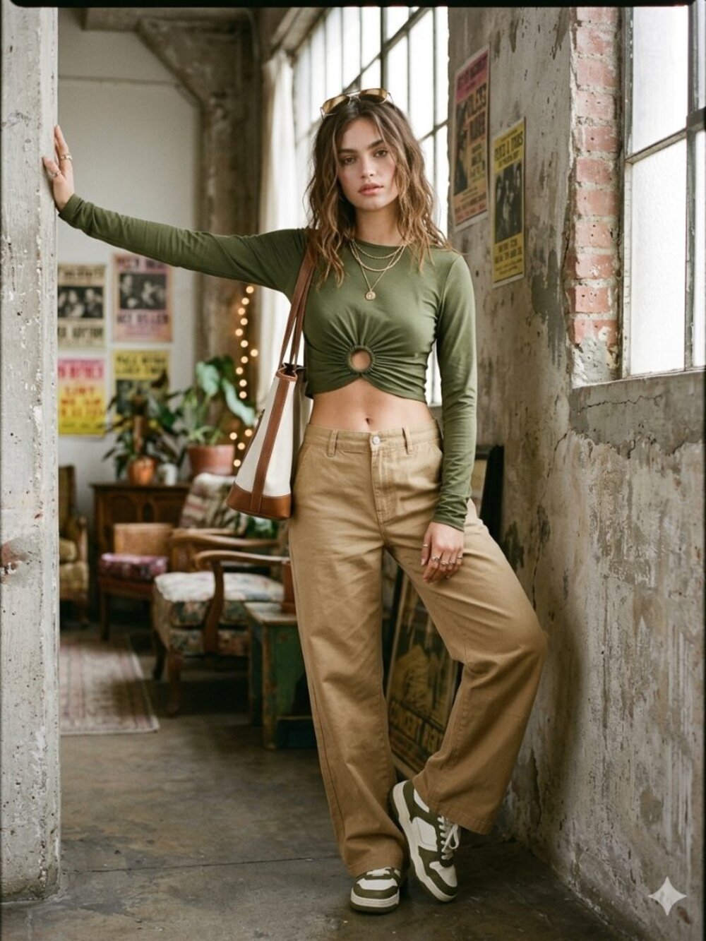 URBAN OUTFITTERS Long Sleeve Streetwear Y2K 1990s Casual Grunge Long Sleeve Crop